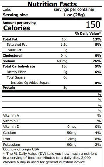 Hot Cajun Sesame Sticks - NY Spice Shop