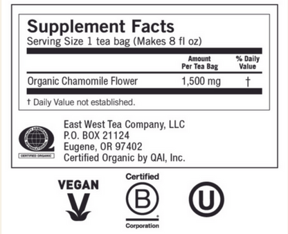Chamomile Tea - Ayurvedic Tea - NY Spice Shop