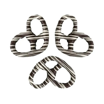 Dark Chocolate Covered Pretzels With Drizles of White Stripes - NY Spice Shop