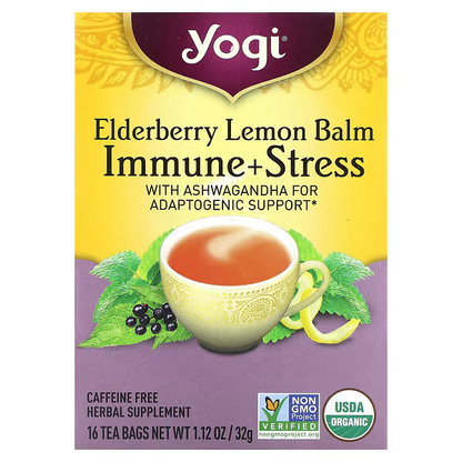 Elderberry Lemon Balm Immune + Stress Tea - NY Spice Shop