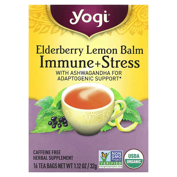 Elderberry Lemon Balm Immune + Stress Tea - NY Spice Shop