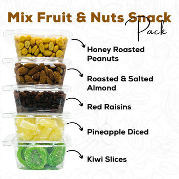Nuts & Fruits Mix Snack Packs - NY Spice Shop