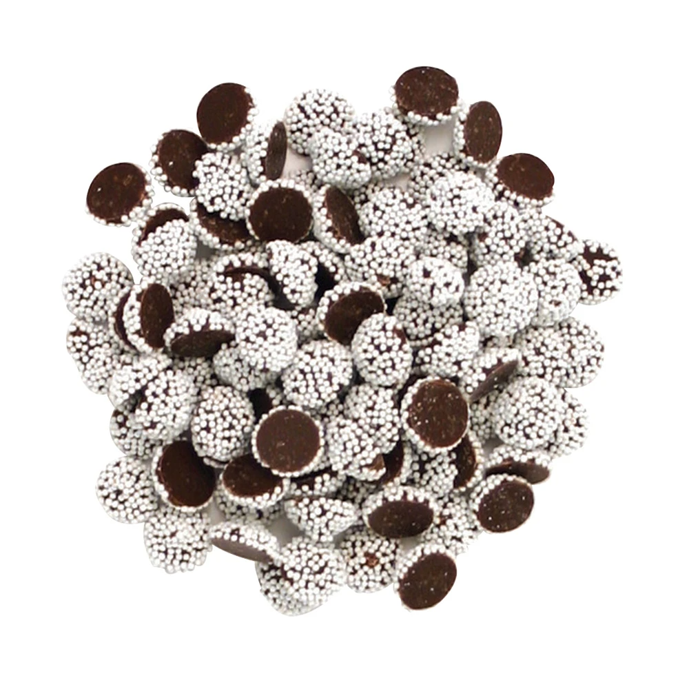 Mini Dark Chocolate Mini Nonpareils With White Seeds - NY Spice Shop