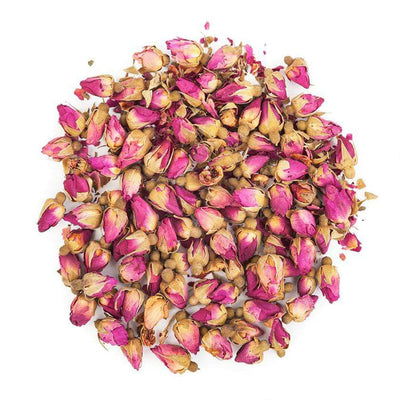 A full rosy taste and aroma match the visual beauty of these Moroccan rosebuds & petals! This soothing herbal tea consists purely of rose buds and petals. Brewing offers a flowery aroma, a light sweet taste, and a golden infusion. Roses are thought to improve digestion, blood circulation, nourish the skin, and uplift moods. This caffeine-free tea is an excellent refresher, with calming qualities to elevate your day - NY Spice Shop