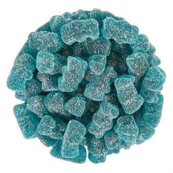 Sour Blastin' Blue Raspberry Gummy Bears - NY Spice Shop