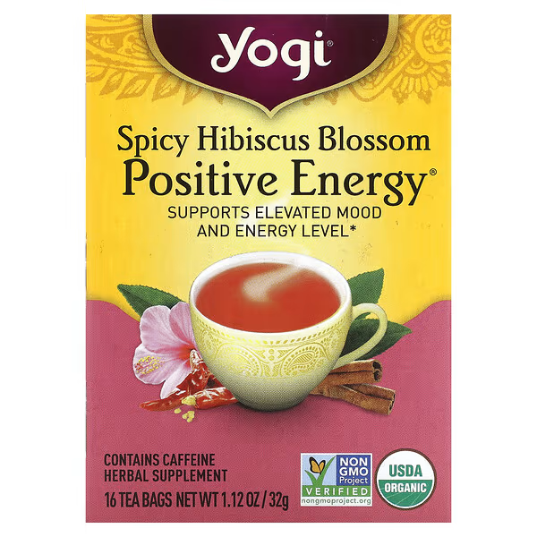 Spicy Hibiscus Blossom Positive Energy Tea