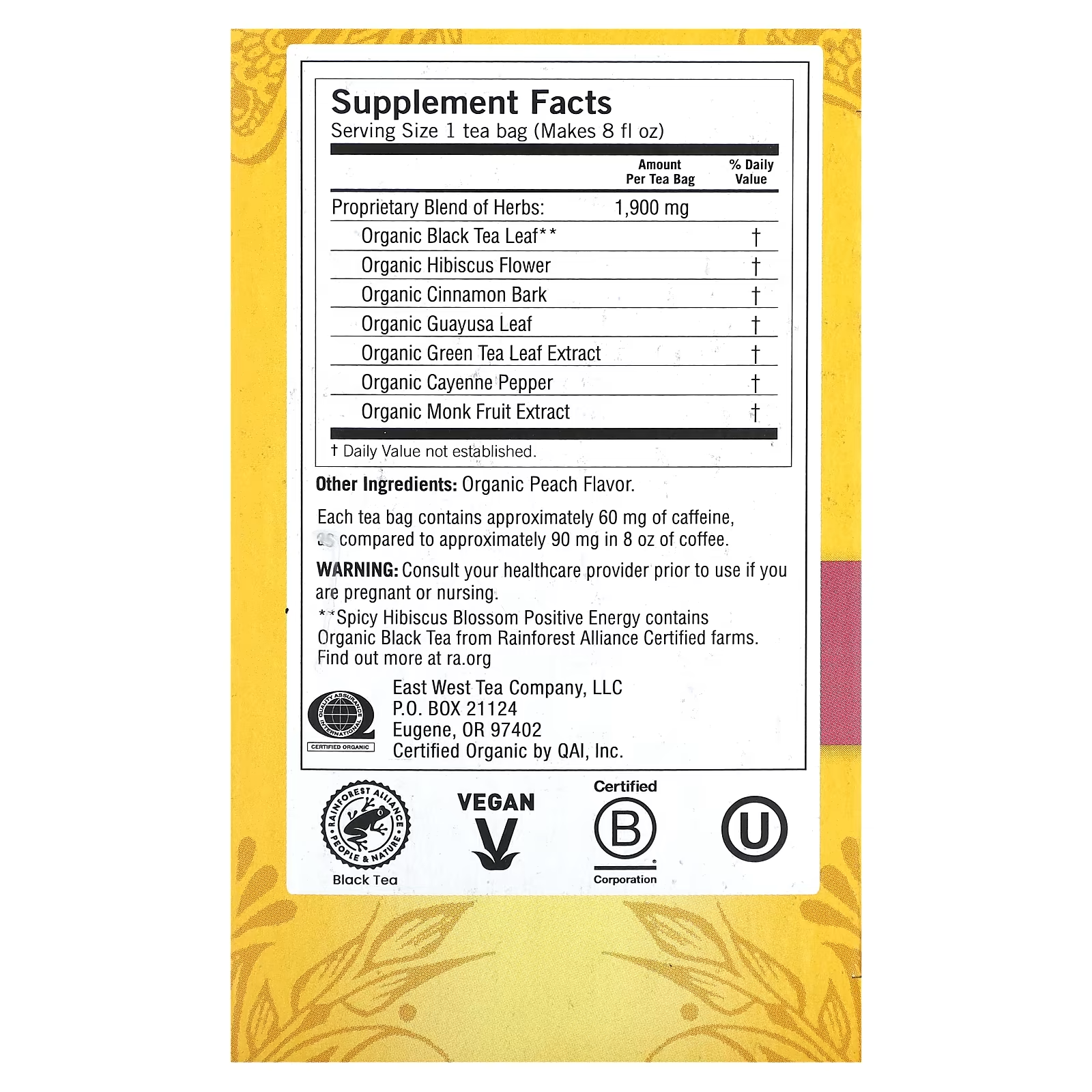 Spicy Hibiscus Blossom Positive Energy Tea