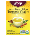 Sweet Ginger Citrus Turmeric Vitality Tea
