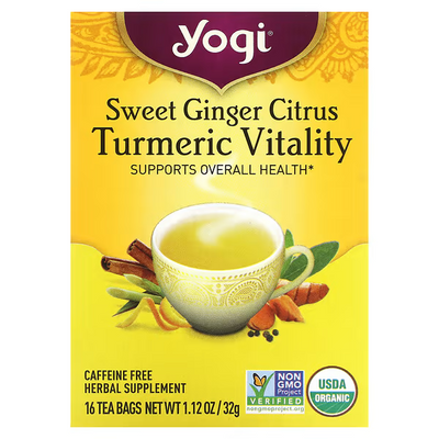 Sweet Ginger Citrus Turmeric Vitality Tea - NY Spice Shop