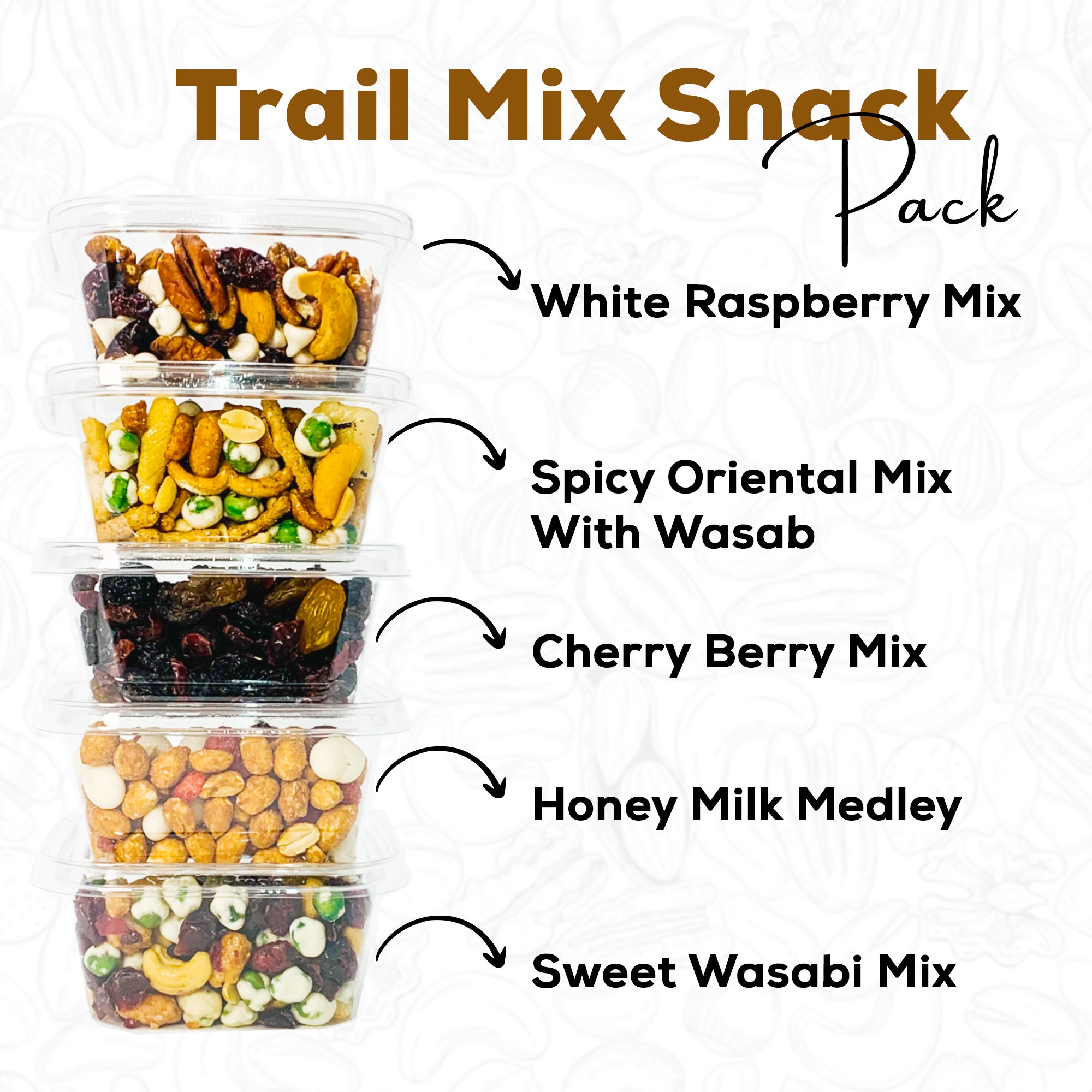 Trail Mix Snack Packs - NY Spice Shop - Buy Healthy Snack Online
