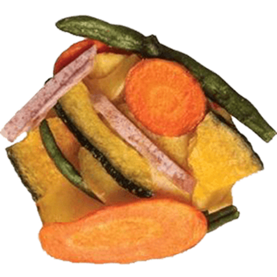 Assorted vegetable chips. Wholesome goodness and natural flavor. Thinly sliced and super crunchy. Includes: sweet potato, squash, carrots, green beans- NY_Spice_Shop
